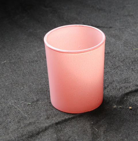 10 Pack Blush Pink Glass Votive Tealight Candle Holders House Party Centerpiece Xmas Wedding Decor Glass Candlestick Party Decorations Bridal Valentines Event