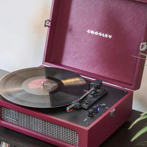 Crosley Voyager Bluetooth Portable Turntable - Burgundy