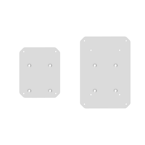 Kanto SX22W 22" Tall Fillable Speaker Stands with Isolation Feet - Pair, White