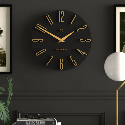 Newgate Empire State Wall Clock-Black