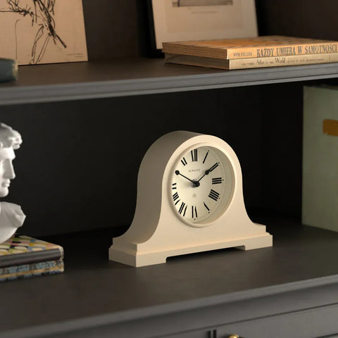 Newgate Broadway Mantel Clock-Vanilla Cream