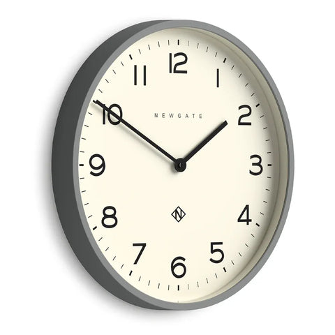 Newgate Number Two Echo Wall Clock-Posh Grey