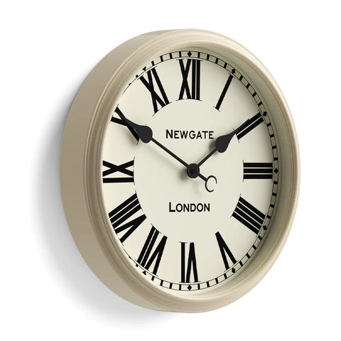 Newgate Spitalfields Wall Clock-Vanilla Cream