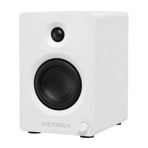 Victrola Tempo Bookshelf Speakers - White