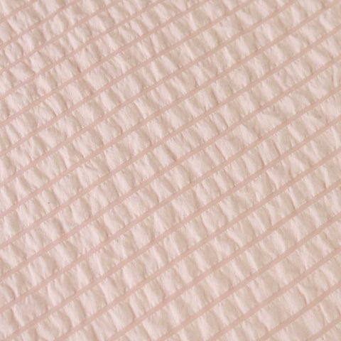 Ardor Ingrid Blush Seersucker Stripe Quilt Cover Set Double