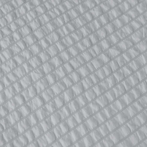 Ardor Ingrid Silver Seersucker Stripe Quilt Cover Set Double