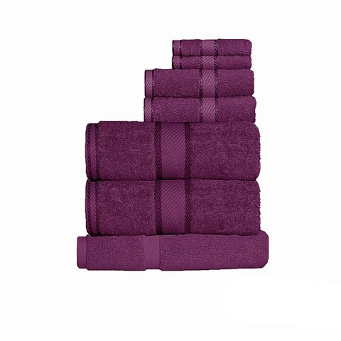 Kingtex 550gsm Cotton 7 Pce Towel Set Shiraz
