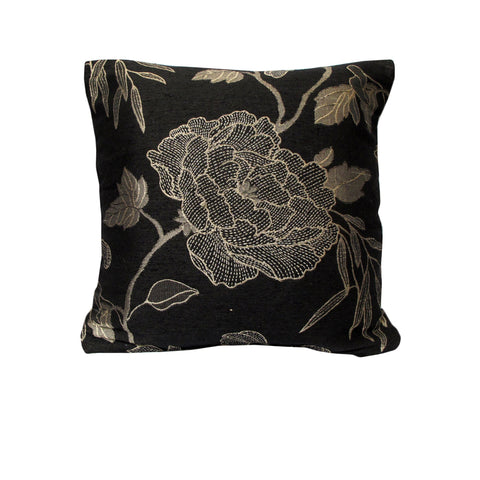Rapee Sparro Jacquard Cushion Cover - Black 45 x 45 cm