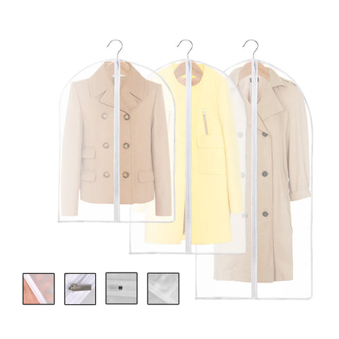6Pcs Suit Dress Clothing Dust Cover Bag Jacket Wardrobe Storage Coat Protector