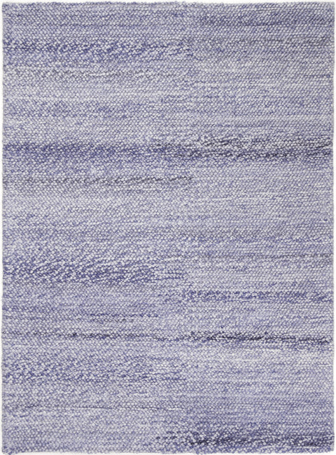 Harlow Loopy Blue Wool Blend Rug 160x230