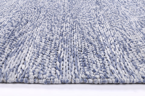 Harlow Ringlets Blue Wool Blend Rug 160x230