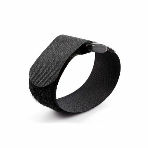 Magic Cable Ties Reusable Winder Coded Organiser Cords Hook Loop Black - 20*300mm  20PCS
