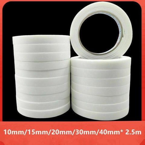 Double Sided White Pe Foam Sticky Tape Mounting Diy Craft Strong Adhesive 2.5M