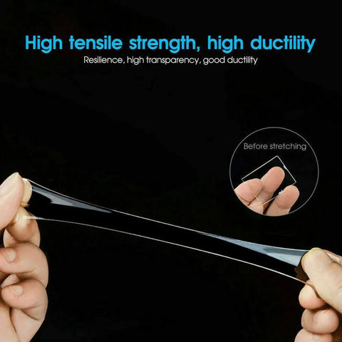 Double Sided Nano Tape Clear Adhesive Traceless Invisible Gel Anti-Slip Au Stock