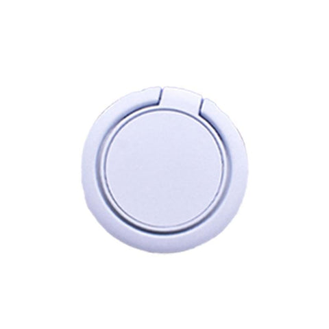Phone Ring Bracket 360 Degree Rotation Solid Colour Mobile Holder Grip Stand - Blue