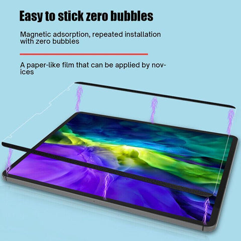 Magnetic Paper Film Like Screen Protector For Ipad Pro11 Mini Air 4 9.7 10.2 - iPad Pro 2015/2017/2018/2020/2021 ( 12.9")