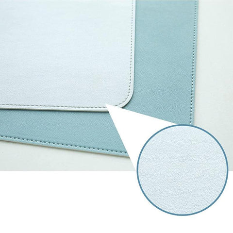 60*30Cm Leather Mouse Pad Gaming Waterproof Mousepad Desk Mat Anti-Slip Rubber - Pink