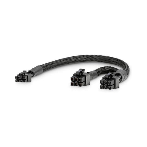 Dual Mini 6 Pin to 8 Pin PCI-E Video Card Power Cable Y Splitter 18AWG Mac Pro