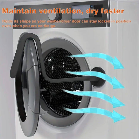 Magnetic Washer Door Holder Front Load Washing Machine Magnetic Door Prop - White