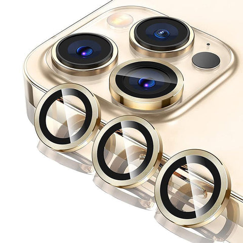 For iPhone 14/14 Plus Metal Camera Lens Glass Screen Protector - Rainbow