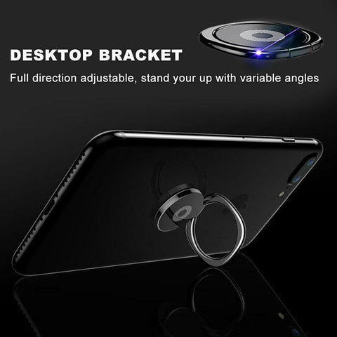 Iring Phone Ring Finger Holder Stand Mobile Grip with Mount Hook for iPhone and iPad - Gold