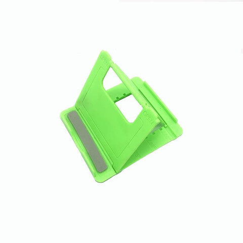 Universal Foldable Tablet and Phone Stand Adjustable Portable Desk Holder - Black