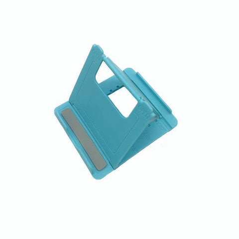 Universal Foldable Tablet and Phone Stand Adjustable Portable Desk Holder - White