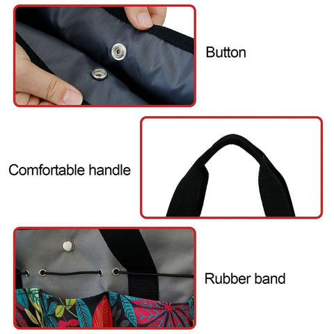 Portable Garden Kit Multifunctional Gardening Storage Bag with Pockets Outdoor