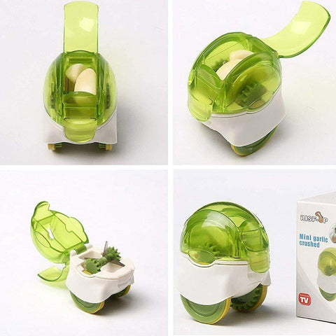 Push Garlic Crusher Roller Garlic Presser Slicer Garlic Mincer Kitchen Tool