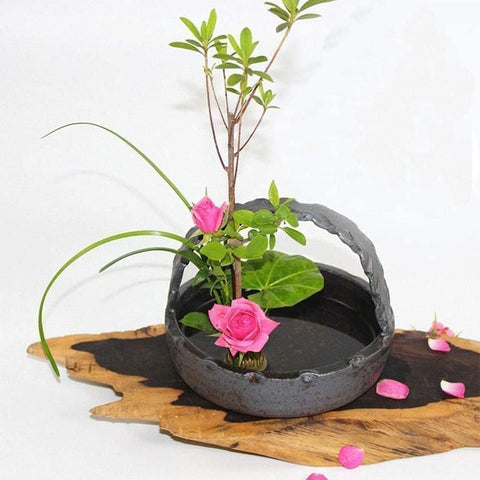 Round Flower Base Holder Spiky Frog Fixed Tool Floral Arrange For Ikebana Kenzan