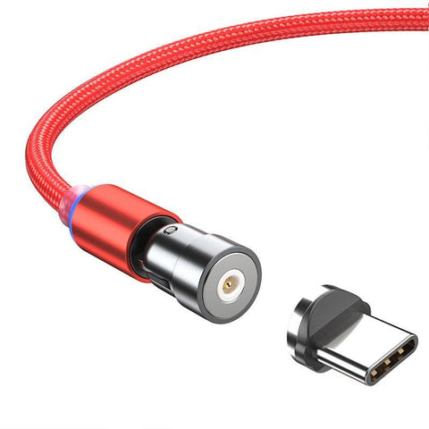 1m 2m Braided Charging Cable with Detachable Connectors for Type C Micro Lightning - iOS (iProduct) Connector Only