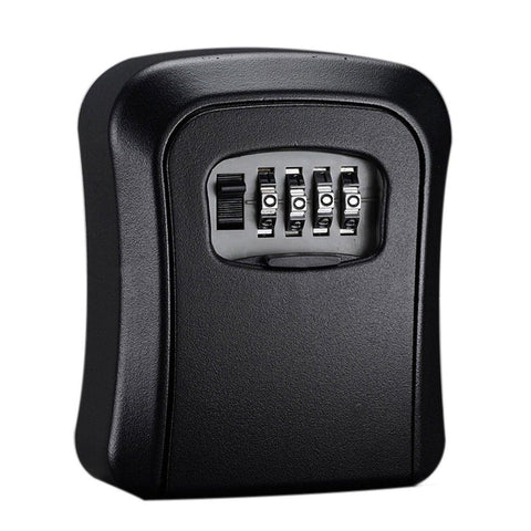Combination Key Box with Combination Lock for Home Office Security Storage - Grey