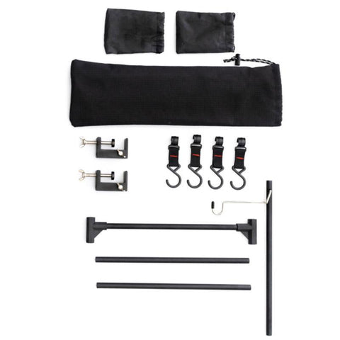 Outdoor Camping Hanging Rack Desktop Shelf Table Side Storage Camping Organizer