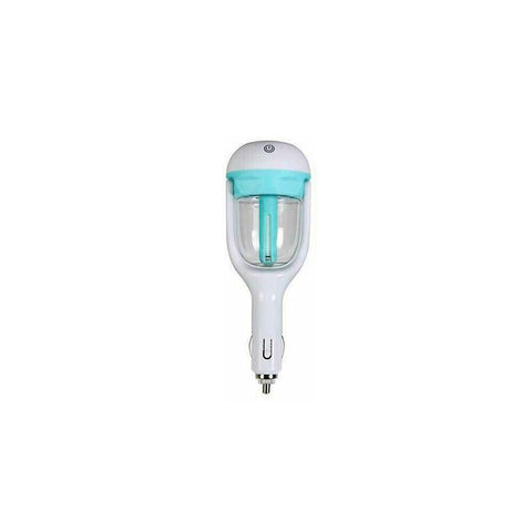 Mini Car Air Humidifier Essential Oil Diffuser Ultrasonic Aroma Mist Purifier - Green