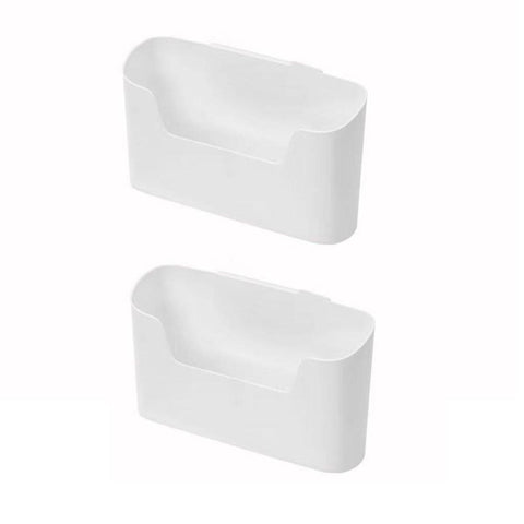 2PCS Wall Mounted Storage Rack Kitchen Bathroom Cabinet Door Sundries Holder