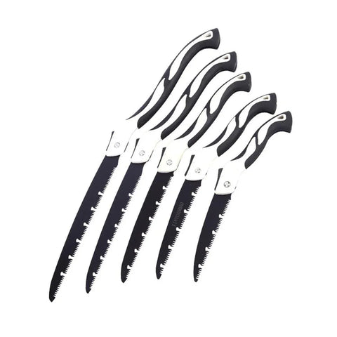 Folding Outdoor Hand Saw Portable Quick Cutting Pruning Garden Tree Logging Tool - 350mm