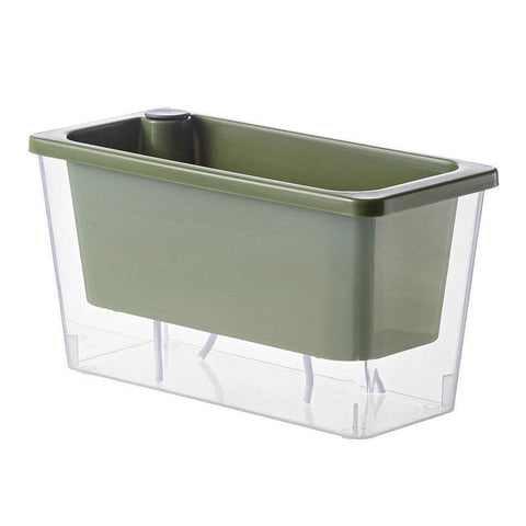 Balcony Vegetable Pot Planter Lazy Self Priming Flower Pot for Indoor Gardening - Pink