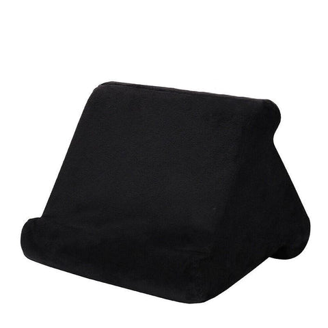 Tablet Pillow Stands For iPad Book Reader Holder Rest Laps Reading Cushion - Dark Blue