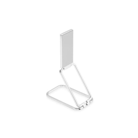 Universal Phone Ring Grip Holder Back Mount Stand for Smartphones and Tablets - Silver