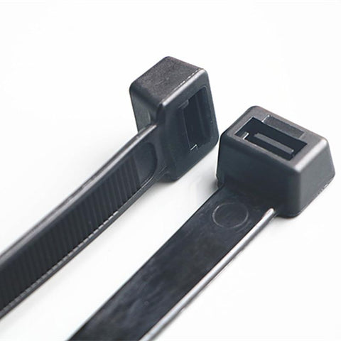 250X Cable Ties Zip Ties Nylon UV Stabilised Black Cable Tie - 3.5*250mm