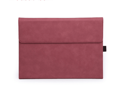 Premium Leather Case Cover Protector For Microsoft Surface Pro 8 - Light Grey