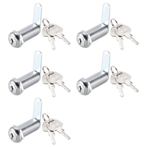 1/5/10pcs File Cabinet Drawer Milk Box Swivel Lock Small Round Security Lock - 16mm-10PCS