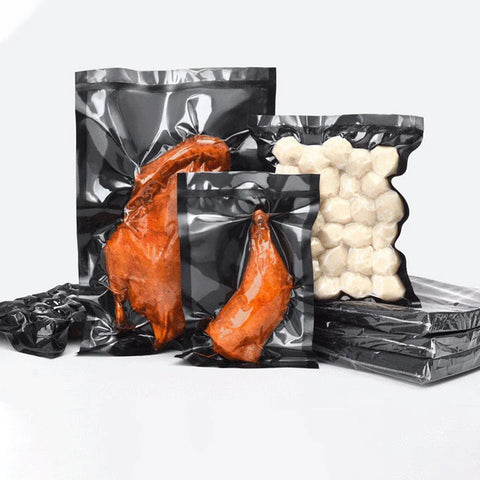 100pcs Transparent Vacuum Bags Air Compression Sealed Food Packaging - 10*15cm