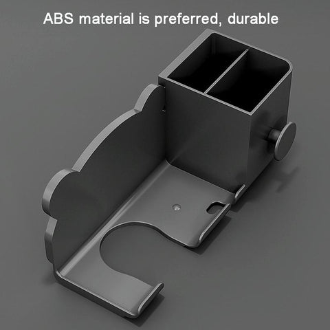 Wall Mounted Holder For Dyson Hair Dryer Bathroom Storage Rack Simple Black - Simple White