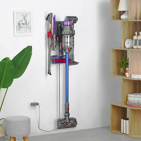 9-hole Attachment Holder for Dyson Vacuum Cleaners - Space-saving Storage Rack
