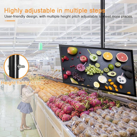 Adjustable Single Screen Tv Wall / Ceiling Mount - 32-70 Inch 0.5-2m Range