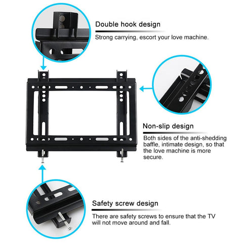 Adjustable Vertical Angle Tv Wall Mount Bracket for 26-55 Inch Screens