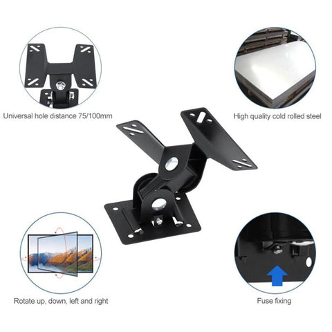 Universal 14-24 Tv Wall Mount Bracket - 180 Degree Rotation