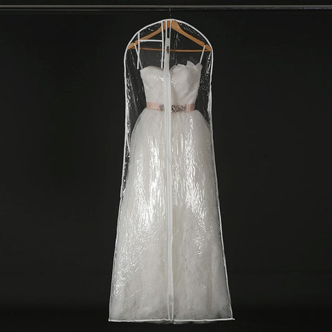 Wedding Dress Storage Bag - Transparent Coat Protective Dust Cover