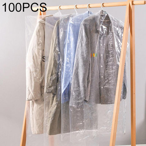 100 Disposable Dust Bags - 60x110cm - Thick Pe - Transparent Cover